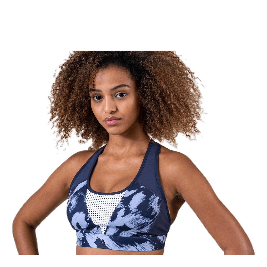 Les Mills Hero Racer Bra Blue/White