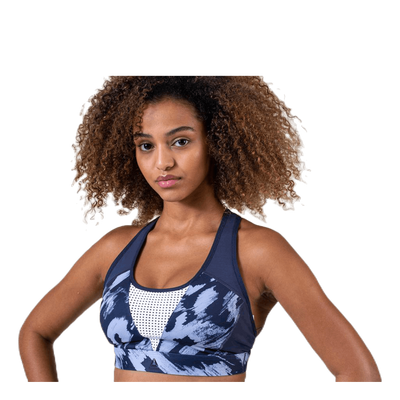 Les Mills Hero Racer Bra Blue/White