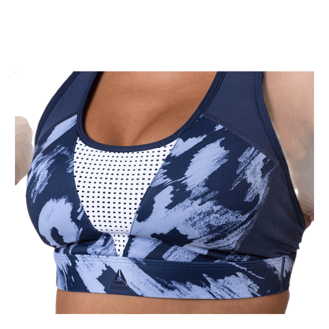 Les Mills Hero Racer Bra Blue/White