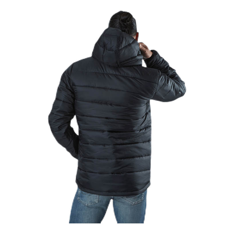 Puffer Hood Jacket Black