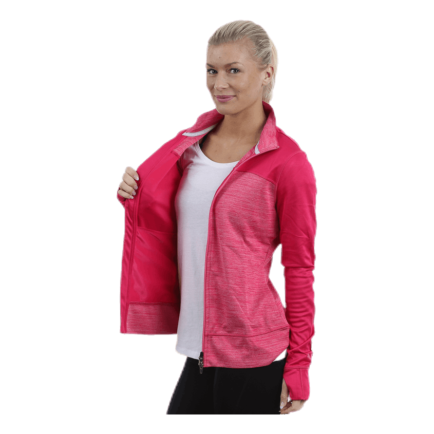 W Colorblock Full Zip Jacket Pink/Red