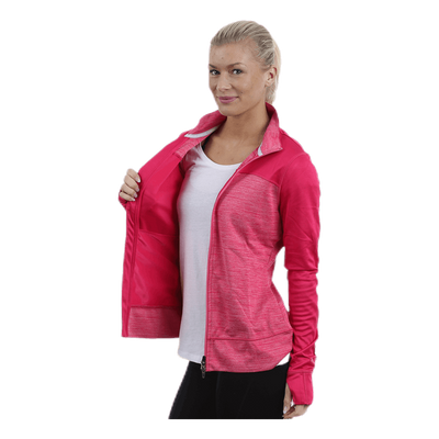 W Colorblock Full Zip Jacket Pink/Red