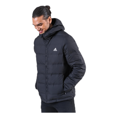 Helionic Down Hooded Jacket Black