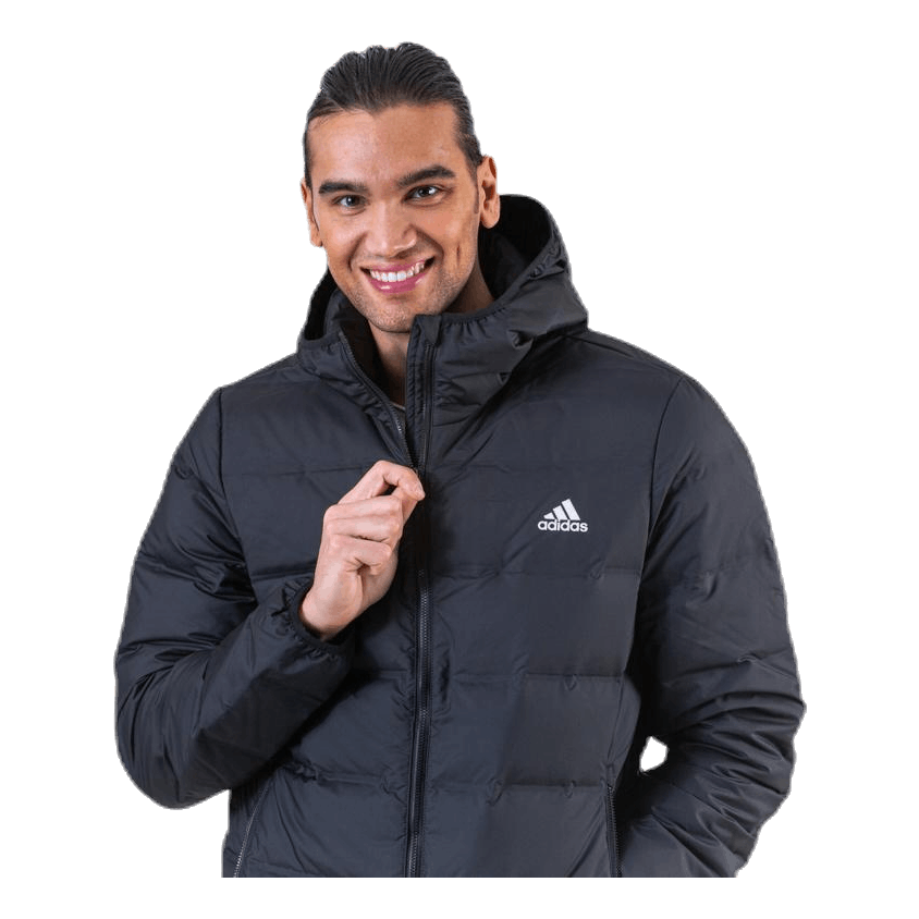 Helionic Down Hooded Jacket Black