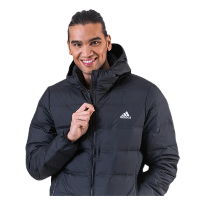 Helionic Down Hooded Jacket Black