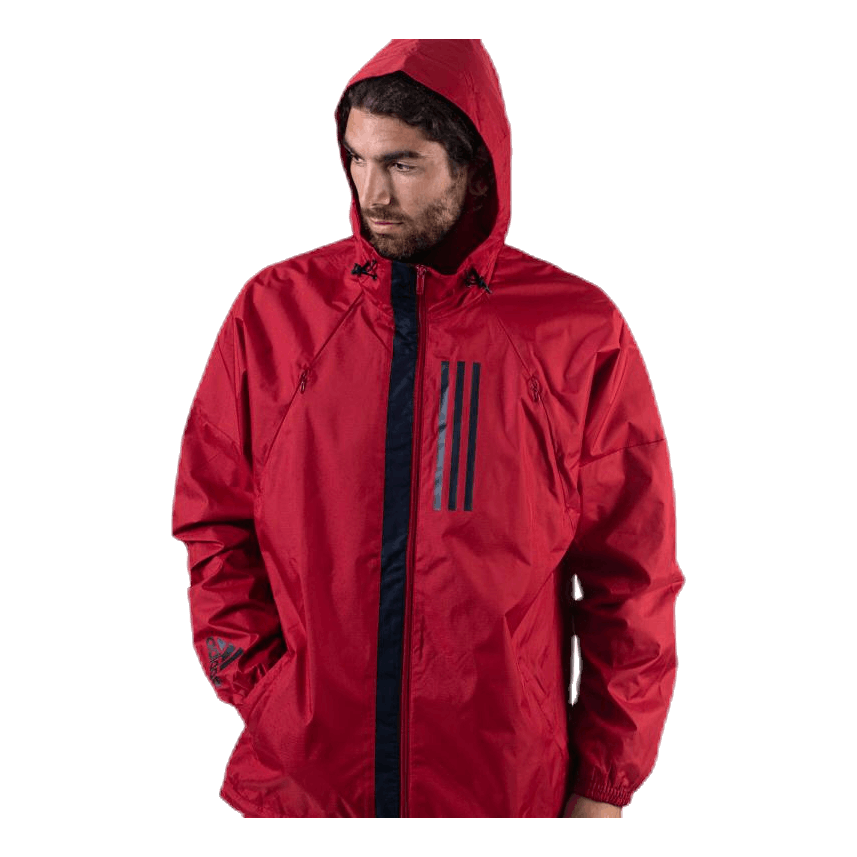 Wind Jacket Lined Red