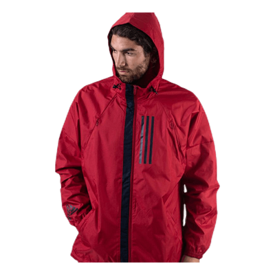 Wind Jacket Lined Red