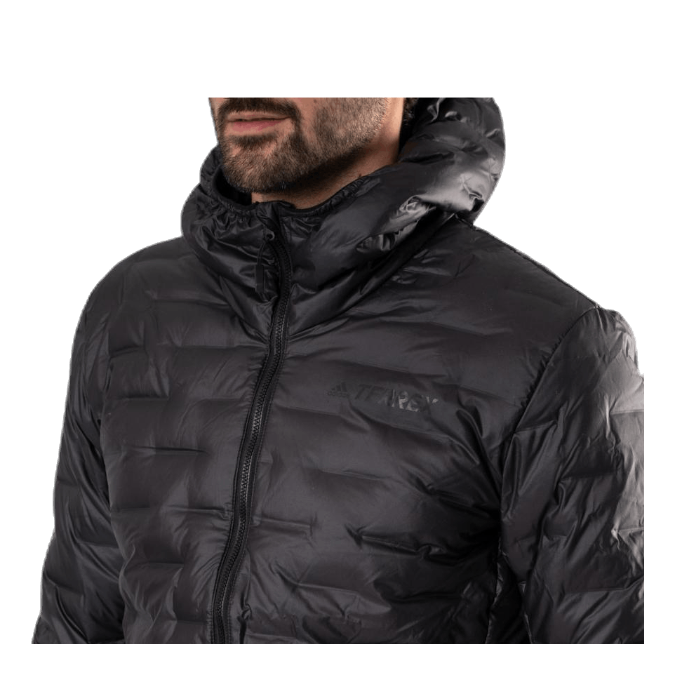 Terrex Lite Down Hooded Jacket Black