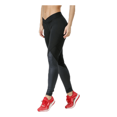 Alphaskin Sport Graphic Long Tights Black