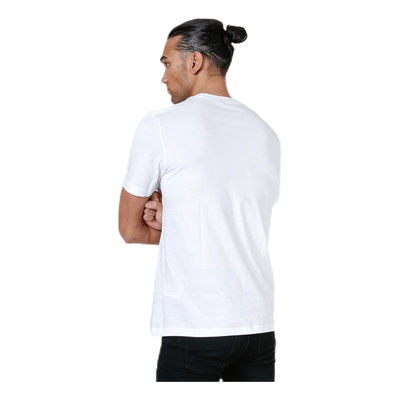 Essential Linear Tee White/Black