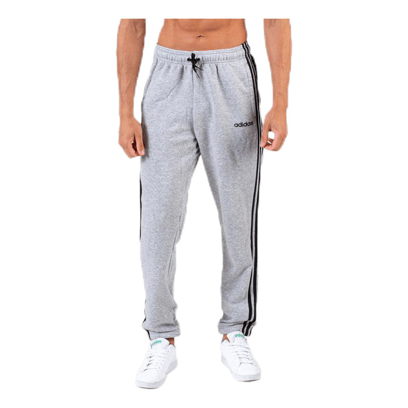 Essentials 3 Stripes Tapered Pant French Terr Medium Grey Heather / Black