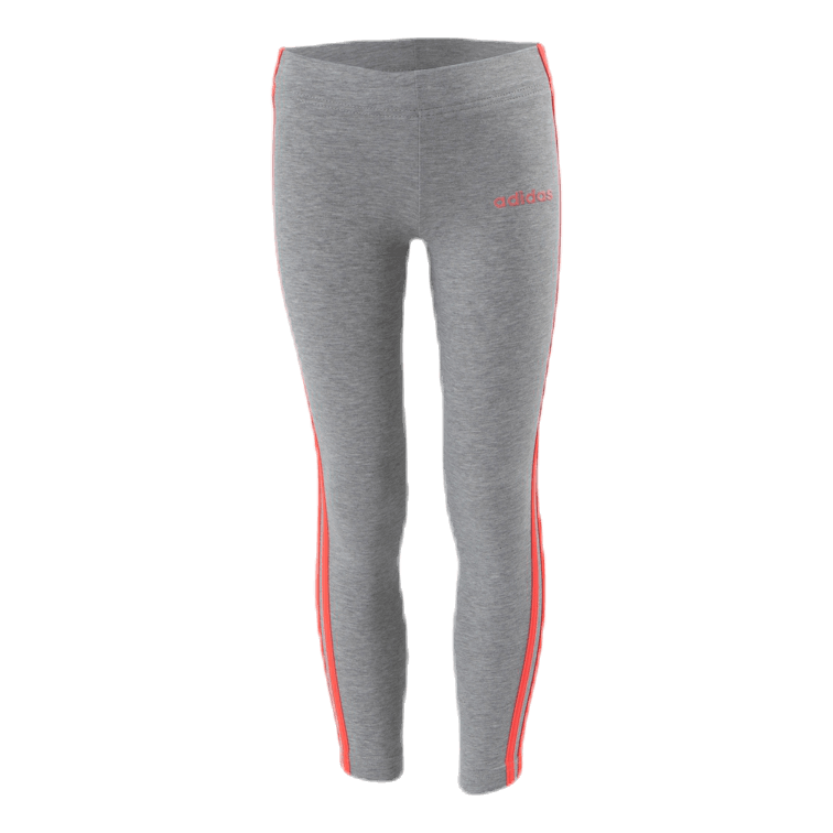 Essential 3 Stripe Tights Youth Pink/Grey