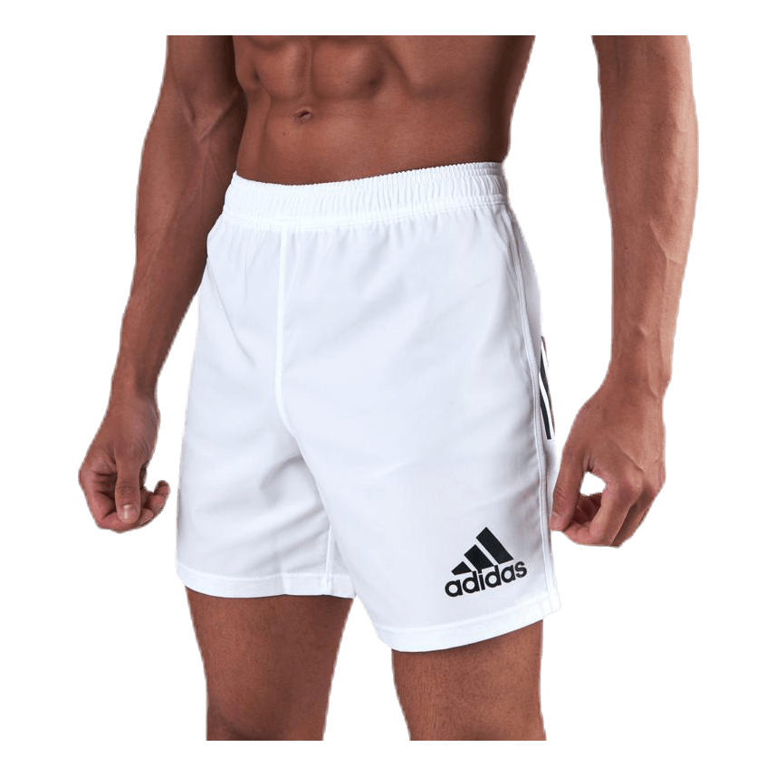 3 Stripe Short White/Black