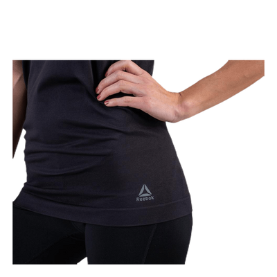 Seamless Maternity Tank Black