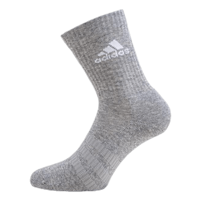 Cush Crw 3Pp Medium Grey Heather / White / Black / White