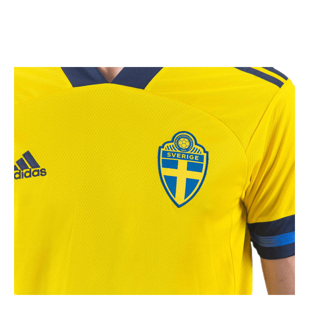 20/21 Sweden Home Jersey Yellow / Night Indigo