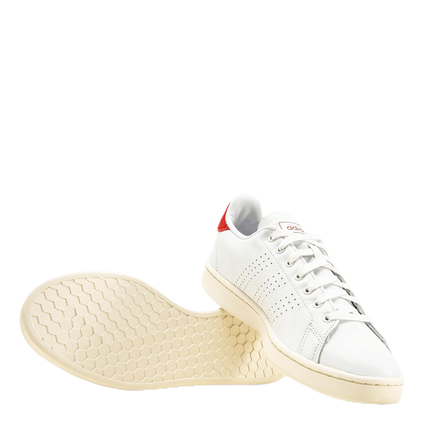 Advantage Shoes Cloud White / Cloud White / Scarlet