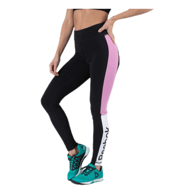 Te Linear Logo Legging Blue/Pink