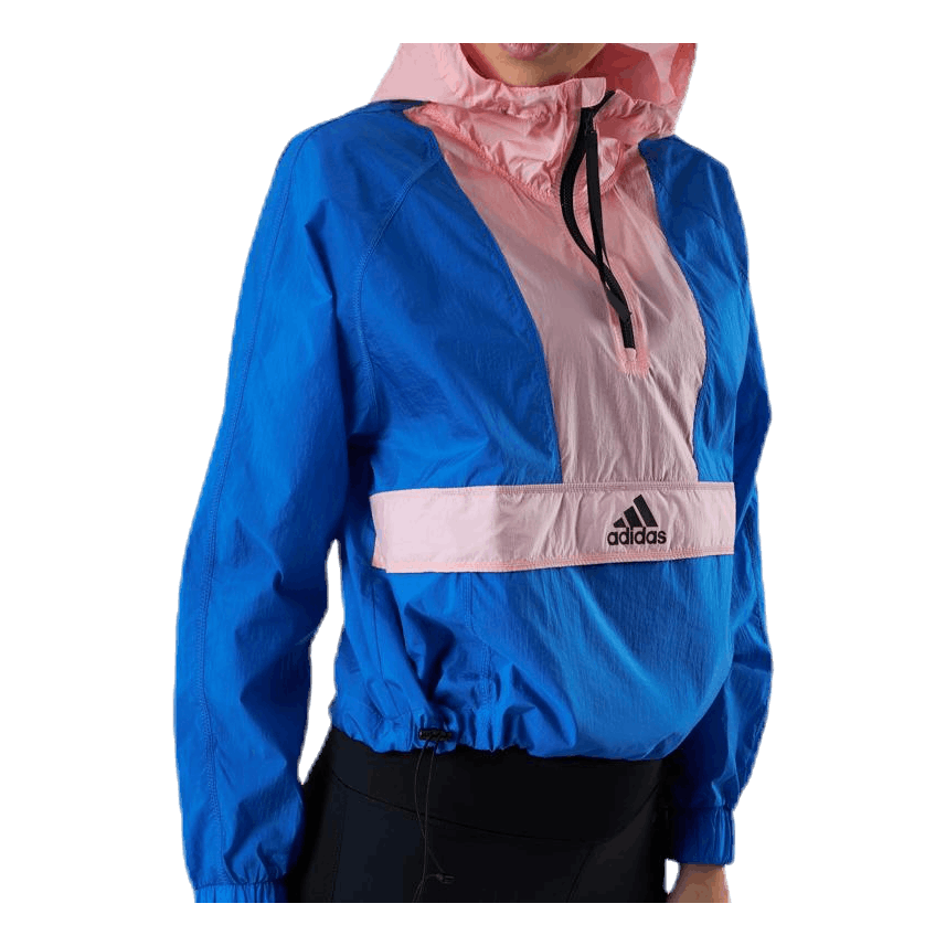 Cropped Wind Rdy Blue/Pink