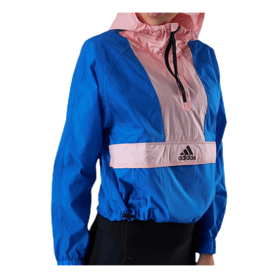 Cropped Wind Rdy Blue/Pink