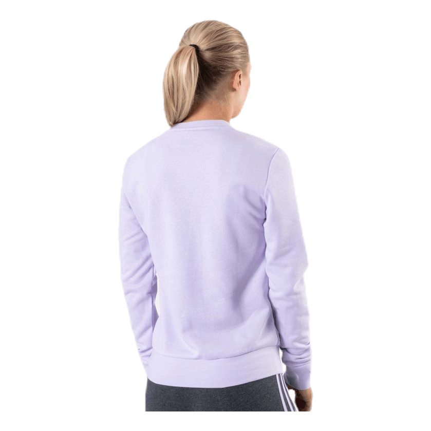 Essentials Linear Crewneck Purple Tint / White