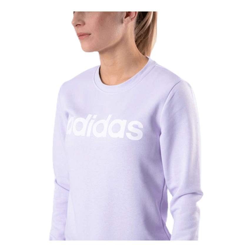 Essentials Linear Crewneck Purple Tint / White