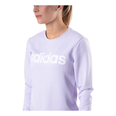 Essentials Linear Crewneck Purple Tint / White