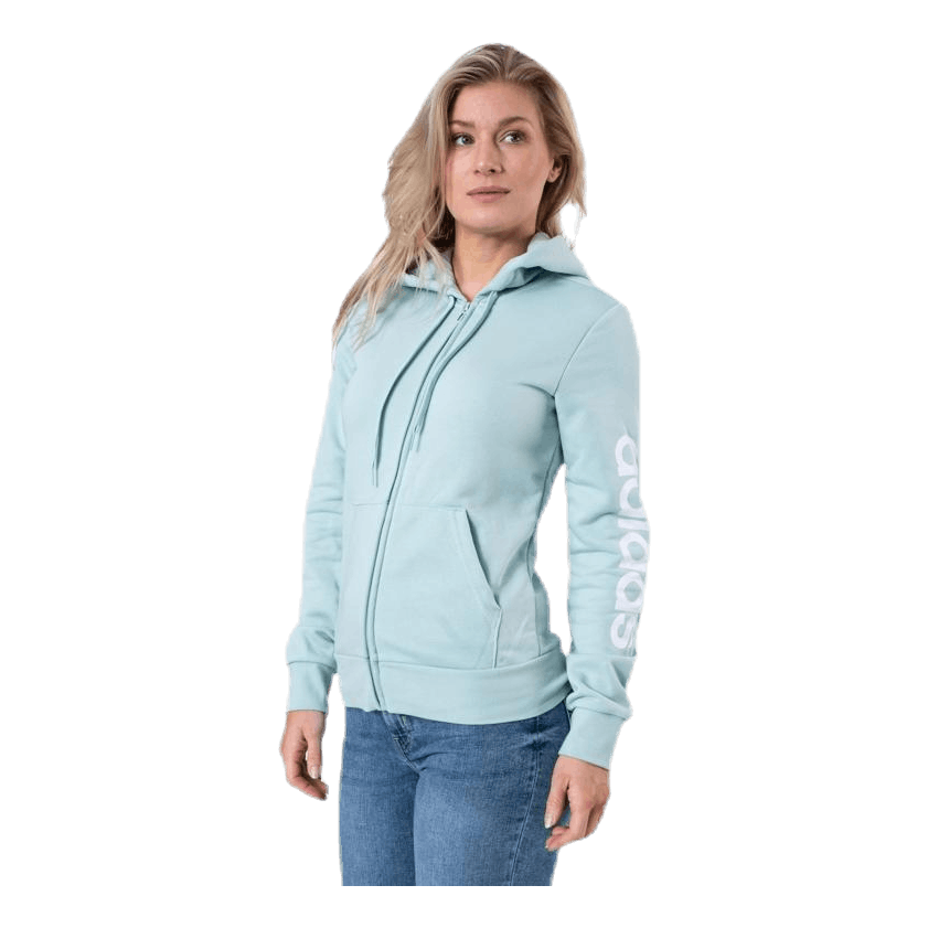 Linear Full Zip Hood Blue