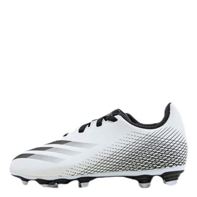 X Ghosted.4 Flexible Ground Boots Cloud White / Core Black / Silver Metallic