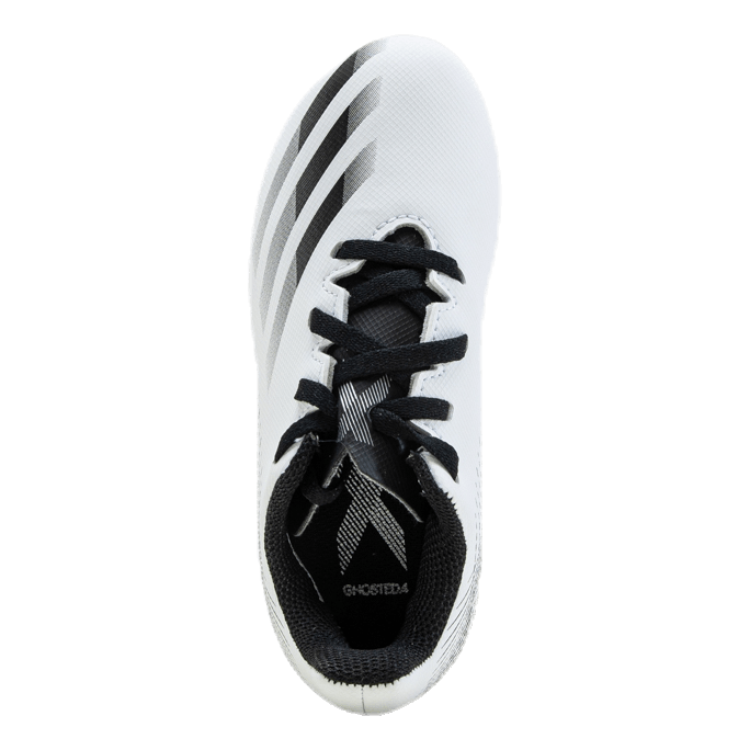 X Ghosted.4 Flexible Ground Boots Cloud White / Core Black / Silver Metallic