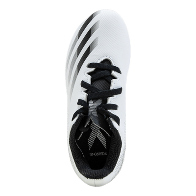 X Ghosted.4 Flexible Ground Boots Cloud White / Core Black / Silver Metallic