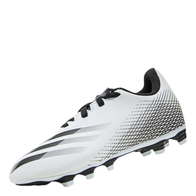 X Ghosted.4 Flexible Ground Boots Cloud White / Core Black / Silver Metallic