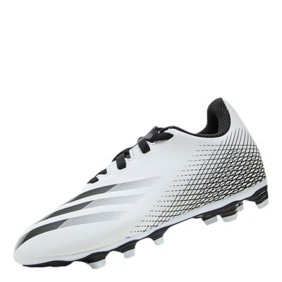 X Ghosted.4 Flexible Ground Boots Cloud White / Core Black / Silver Metallic