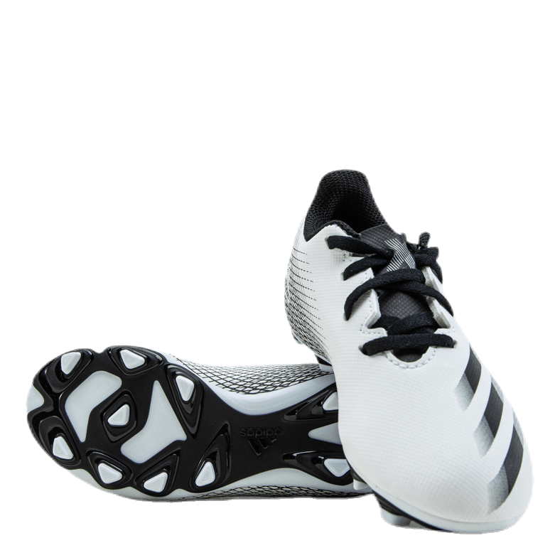 X Ghosted.4 Flexible Ground Boots Cloud White / Core Black / Silver Metallic