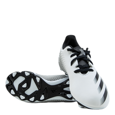 X Ghosted.4 Flexible Ground Boots Cloud White / Core Black / Silver Metallic