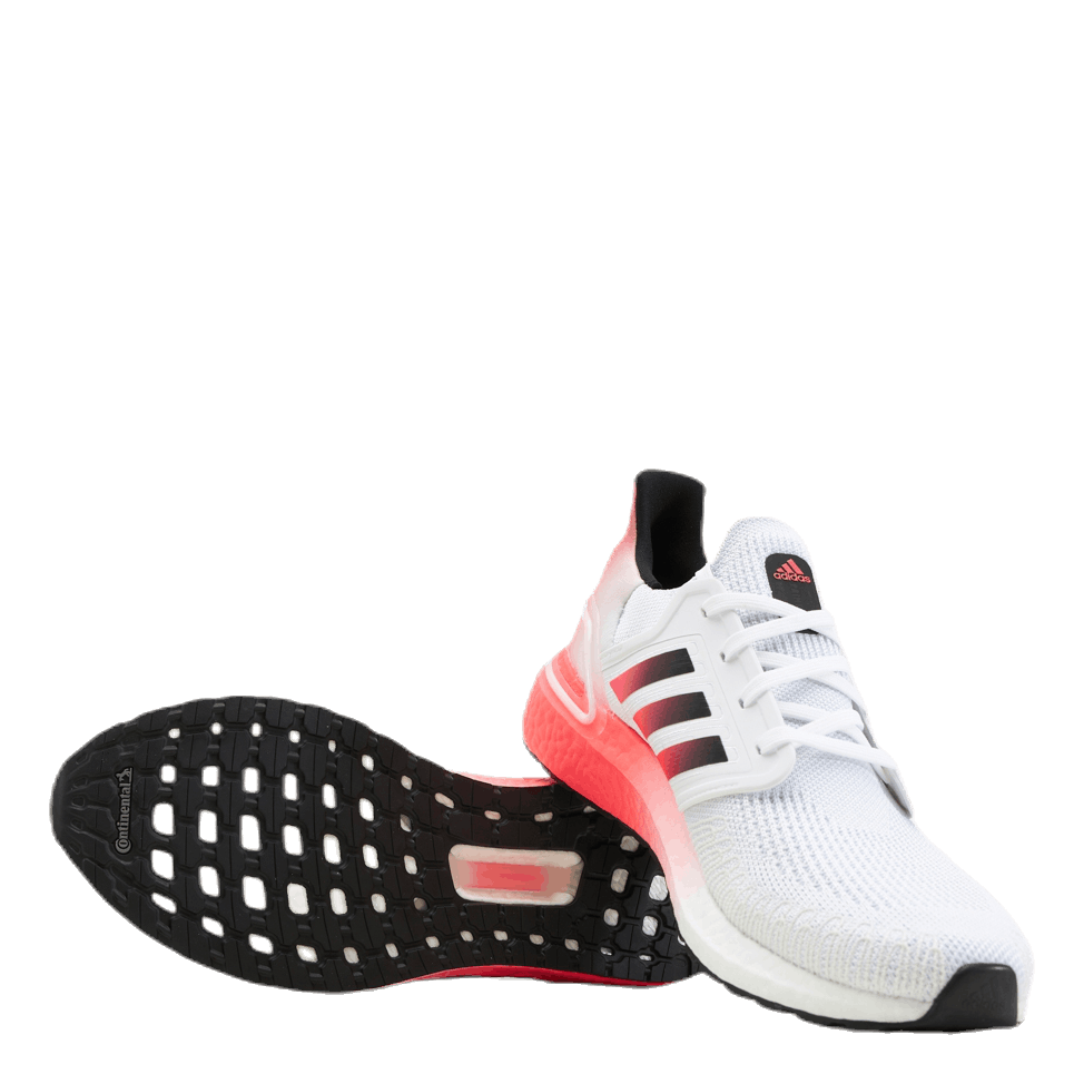 Ultraboost 20 Shoes Cloud White / Core Black / Signal Pink / Coral