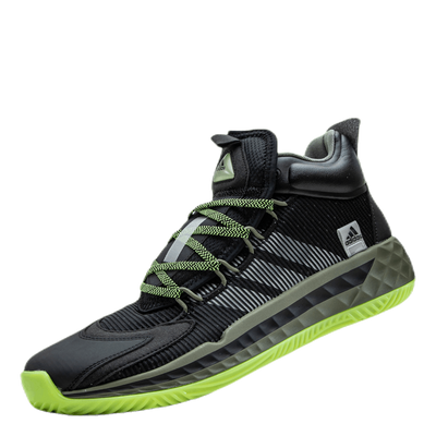 Pro Boost Mid Shoes Core Black / Cloud White / Legacy Green