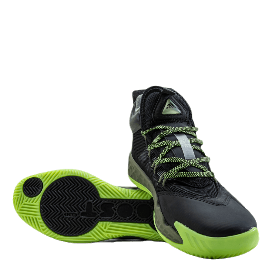 Pro Boost Mid Shoes Core Black / Cloud White / Legacy Green