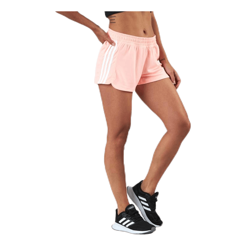 Pacer 3-Stripes Knit Shorts Pink