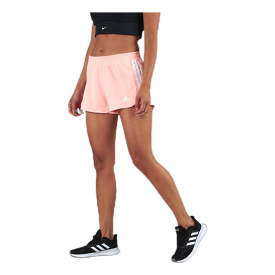 Pacer 3-Stripes Knit Shorts Pink