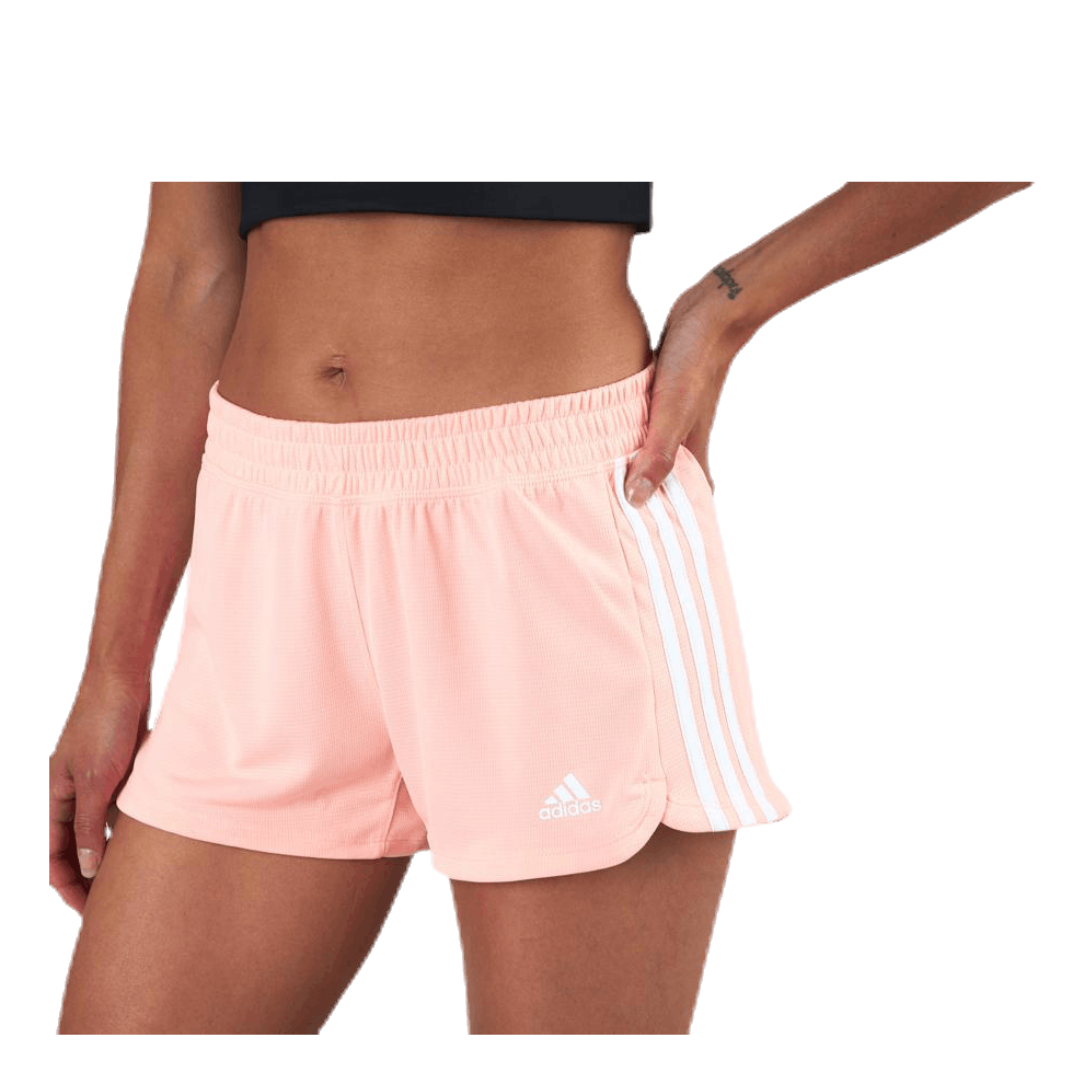 Pacer 3-Stripes Knit Shorts Pink