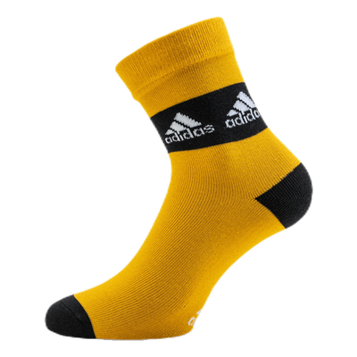 3-Pack Crew Socks Black/Grey/Yellow