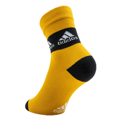 3-Pack Crew Socks Black/Grey/Yellow