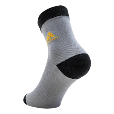 3-Pack Crew Socks Black/Grey/Yellow