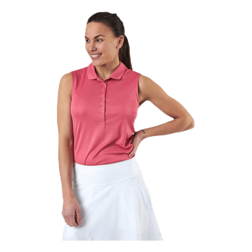 Rotation Sleeveless Polo Pink