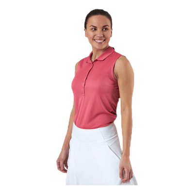 Rotation Sleeveless Polo Pink