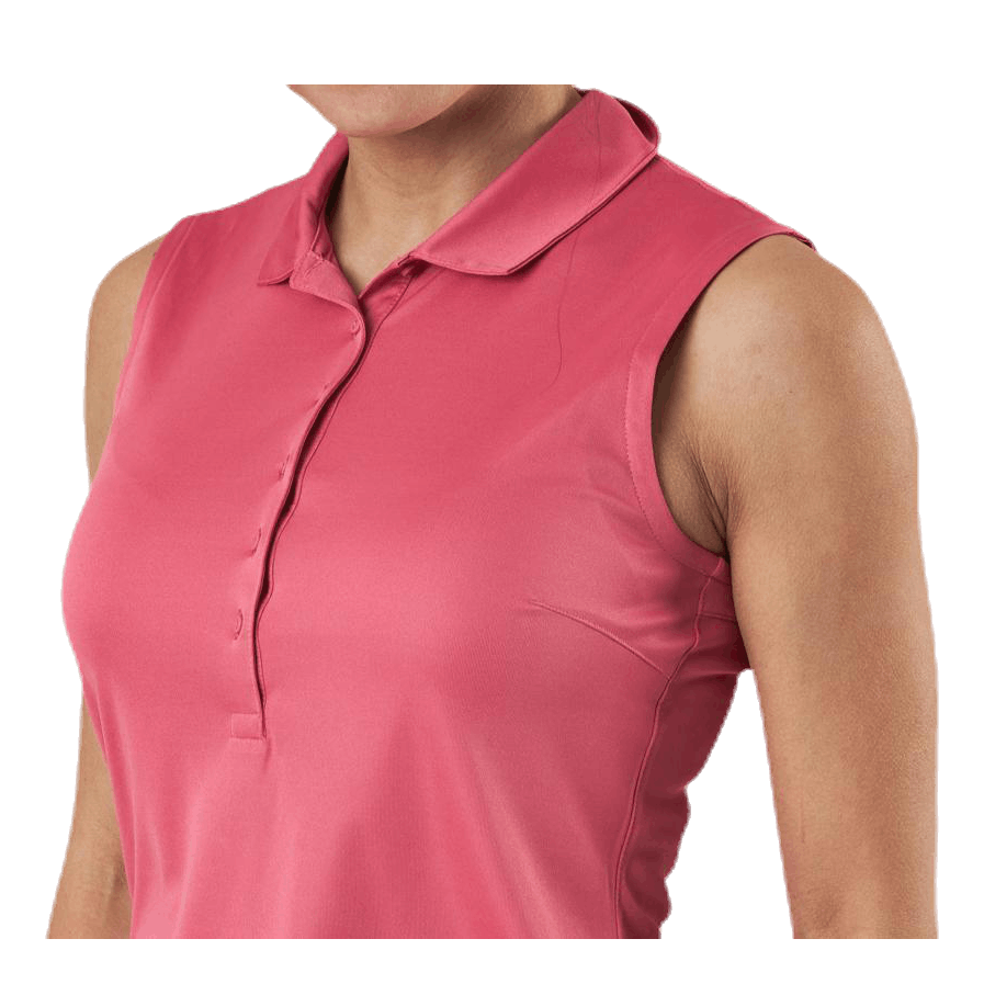 Rotation Sleeveless Polo Pink