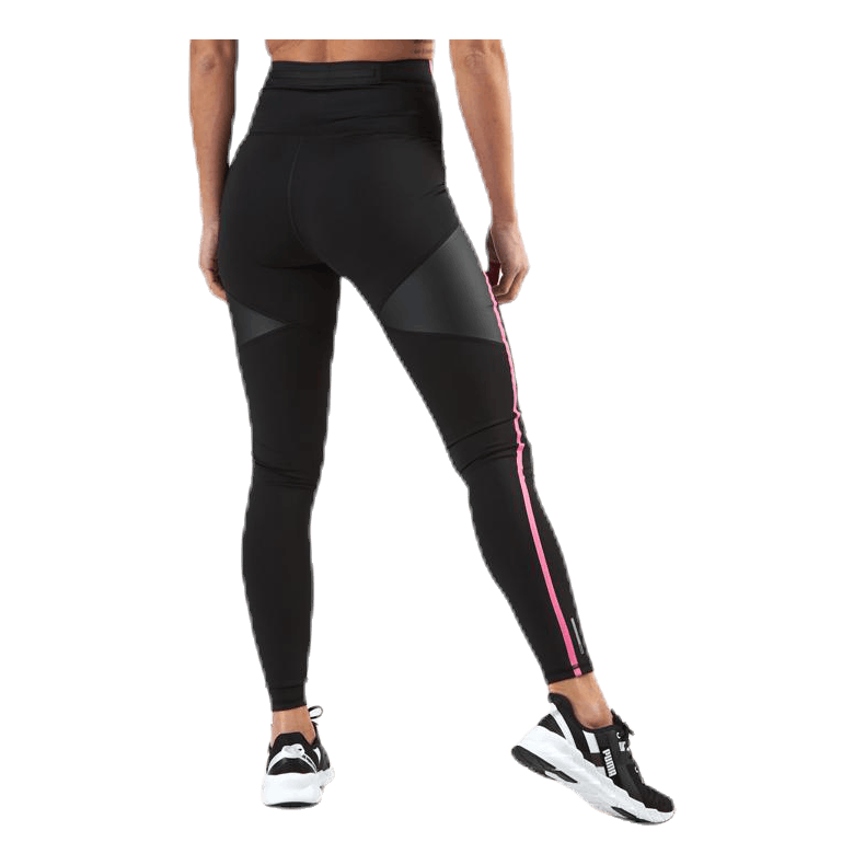 Train Bonded Zip High Rise Full Tight Pink/Black