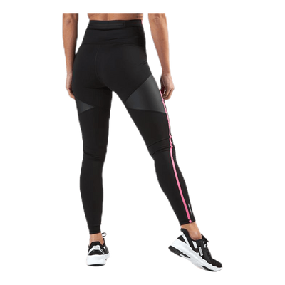 Train Bonded Zip High Rise Full Tight Pink/Black