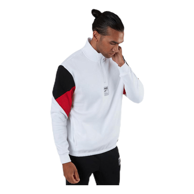 Rebel Half-Zip Fl White